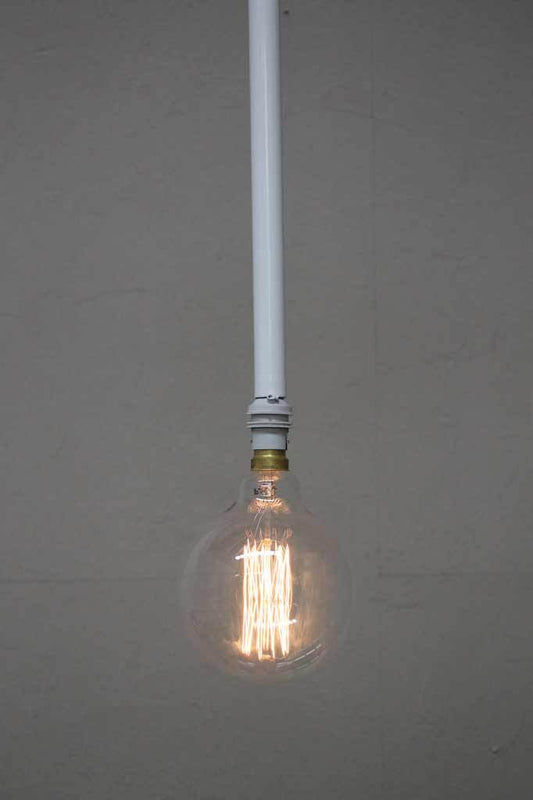 White bare pole pendant 