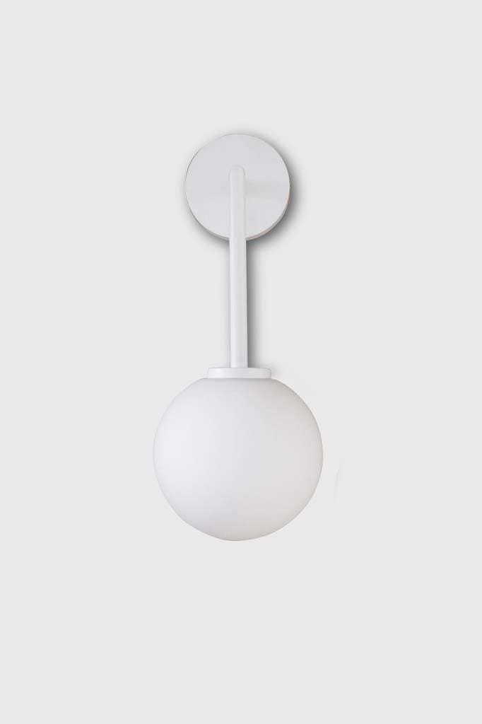 White long arm large wall light