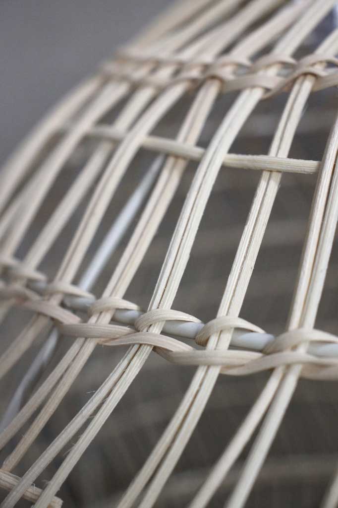 Detail of rattan shade