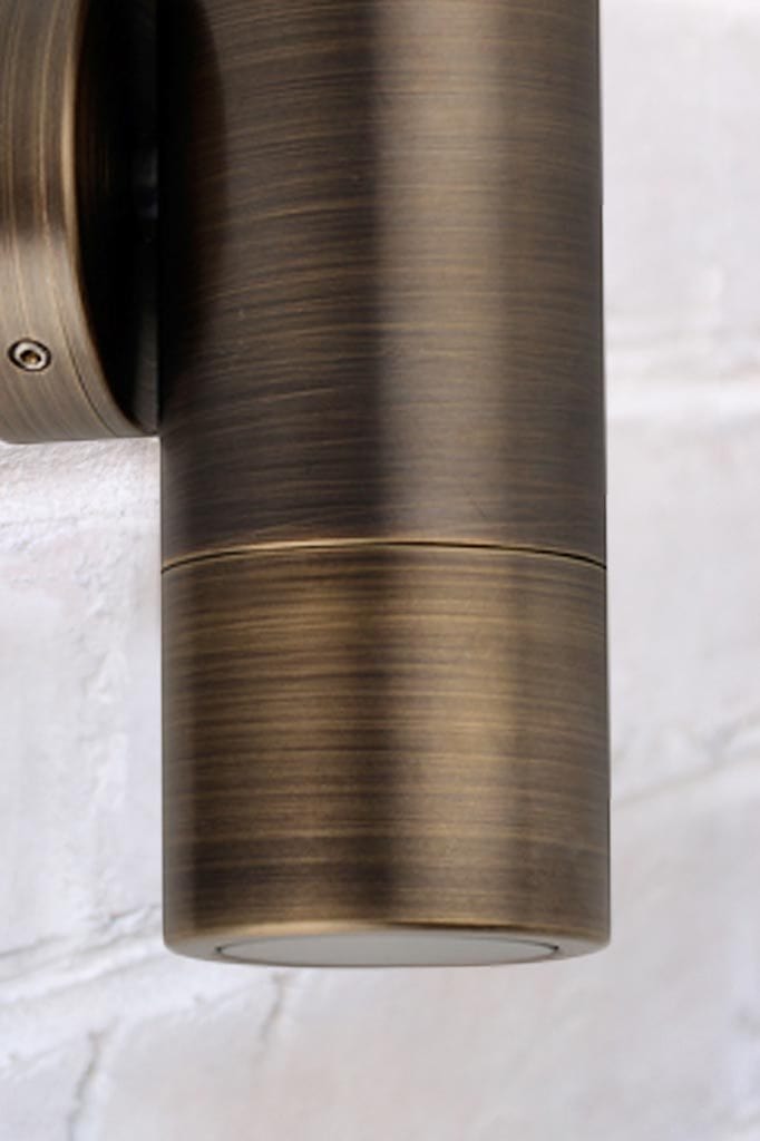 brass copper outdoor wall light