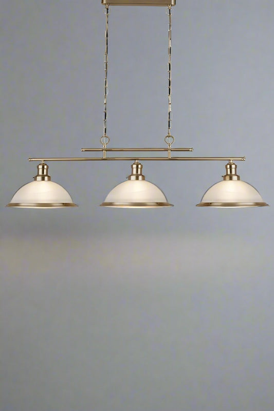 pendant light with three lights