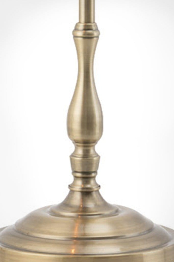 antique brass base detail