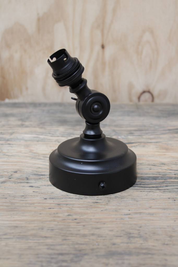 Black swivel arm batten holder