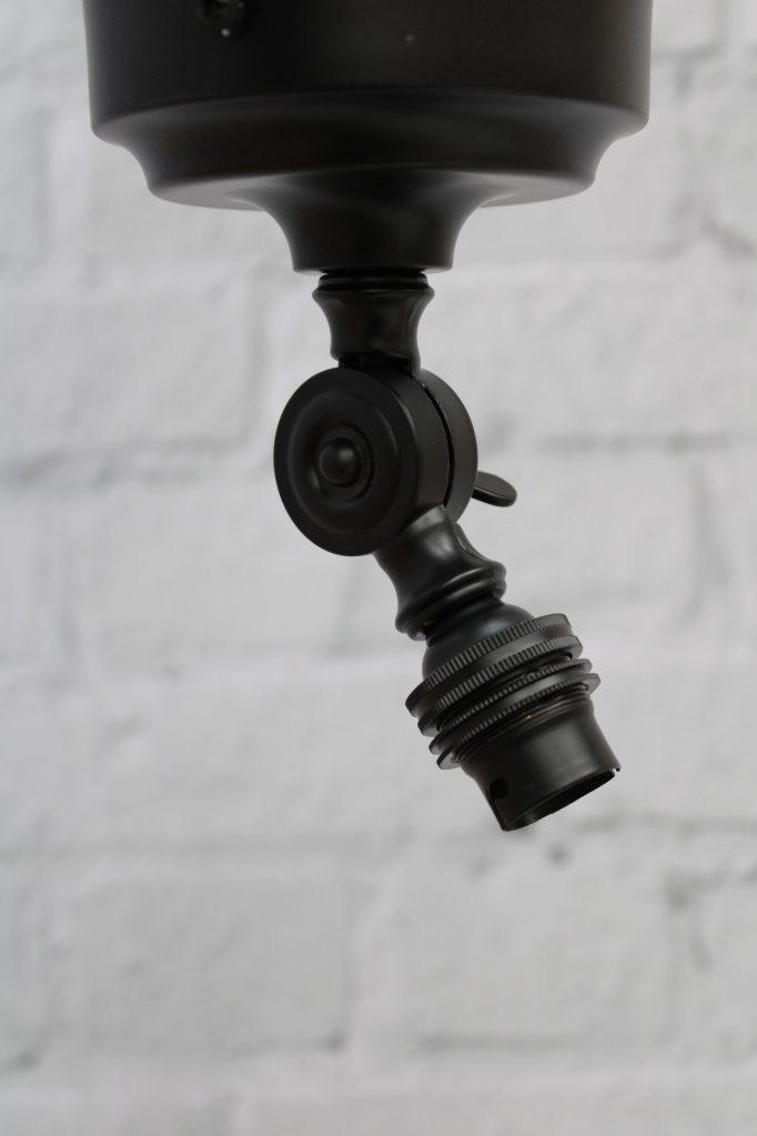 Black swivel batten holder