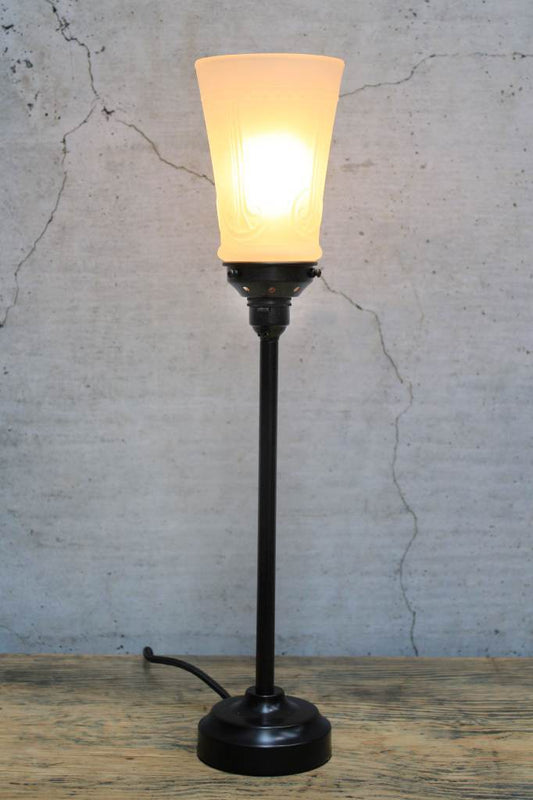 black table lamp