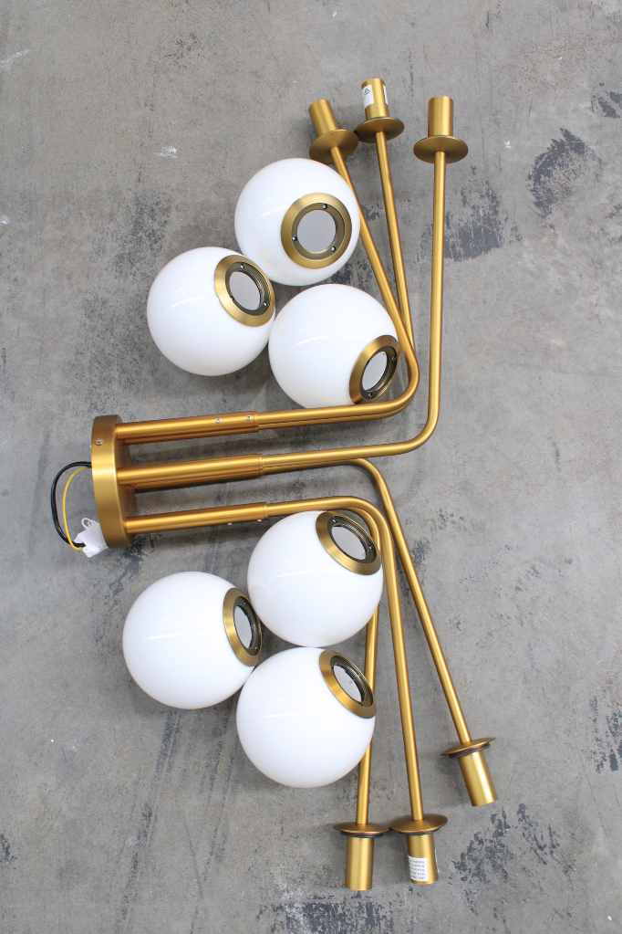 Bonnie multilight chandelier gold