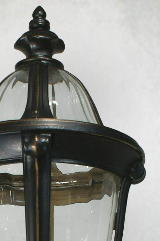 Bronze exterior light detail