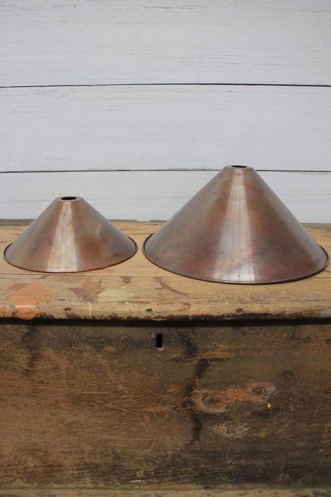 Copper cone shade trunk shot