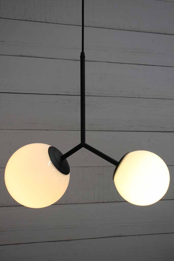 double-glass-pendant-light