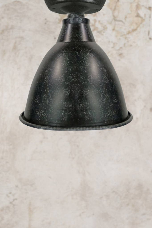 black flush mount outdoor light