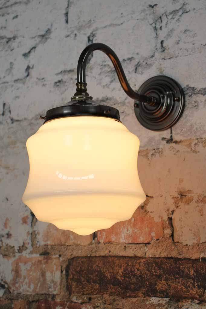 high gooseneck arm wall light