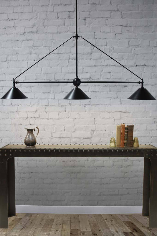 Industrial style billiard table lighting Melbourne online