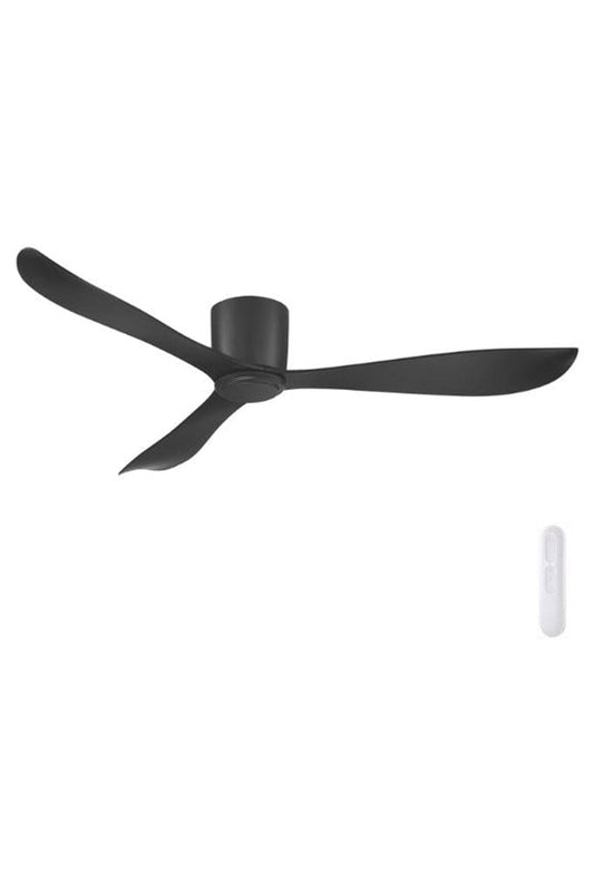 Black instinct ceiling fan without light 