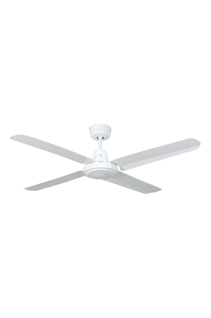 Ceiling fan in white finish 