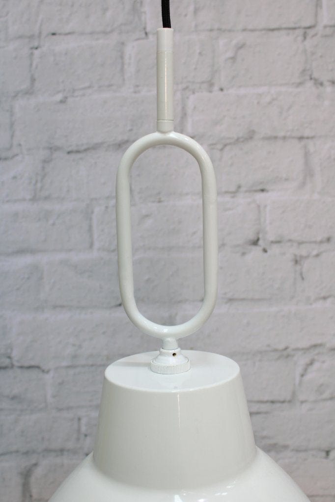 loft pendant with loop cord in white