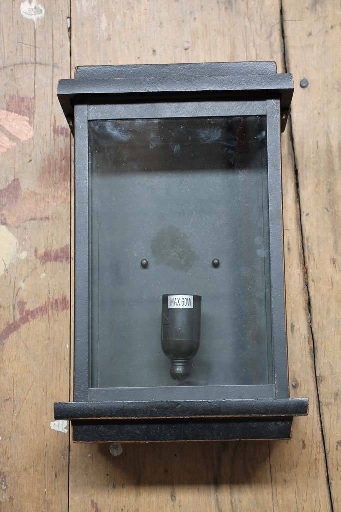 Outdoor lantern wall light industrial lighting Melbourne