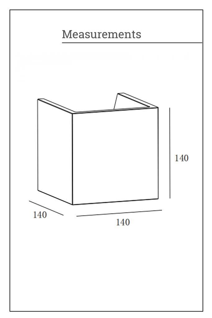 Outdoor wall light measurements