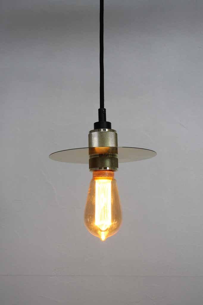 pendant light with warm edison globe