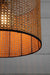 exposed bulb with rattan