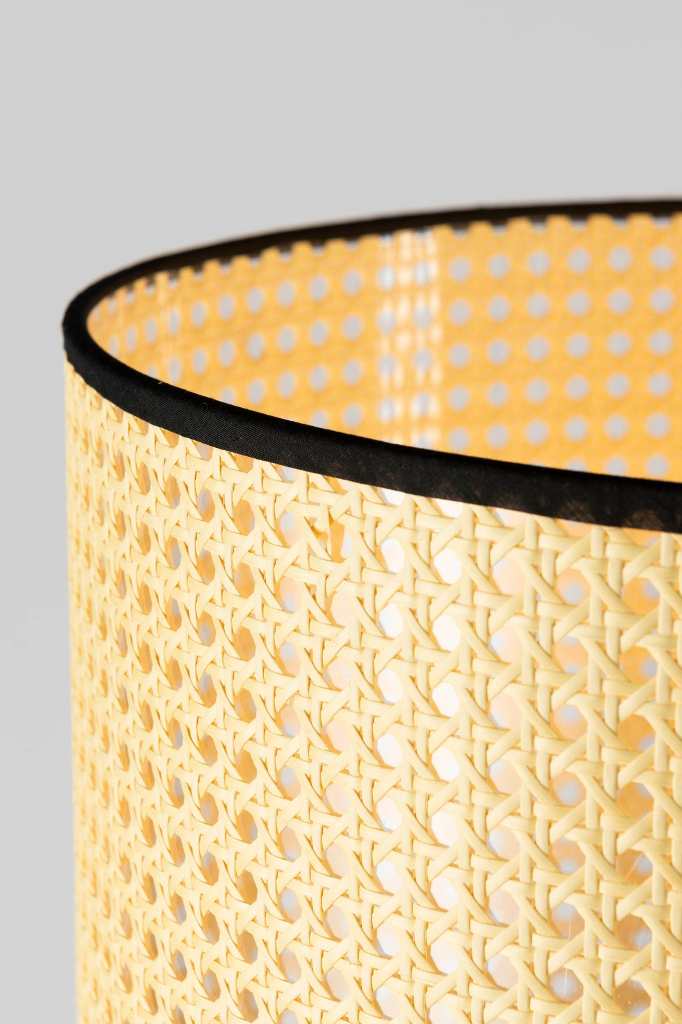 Rattan lampshade detail