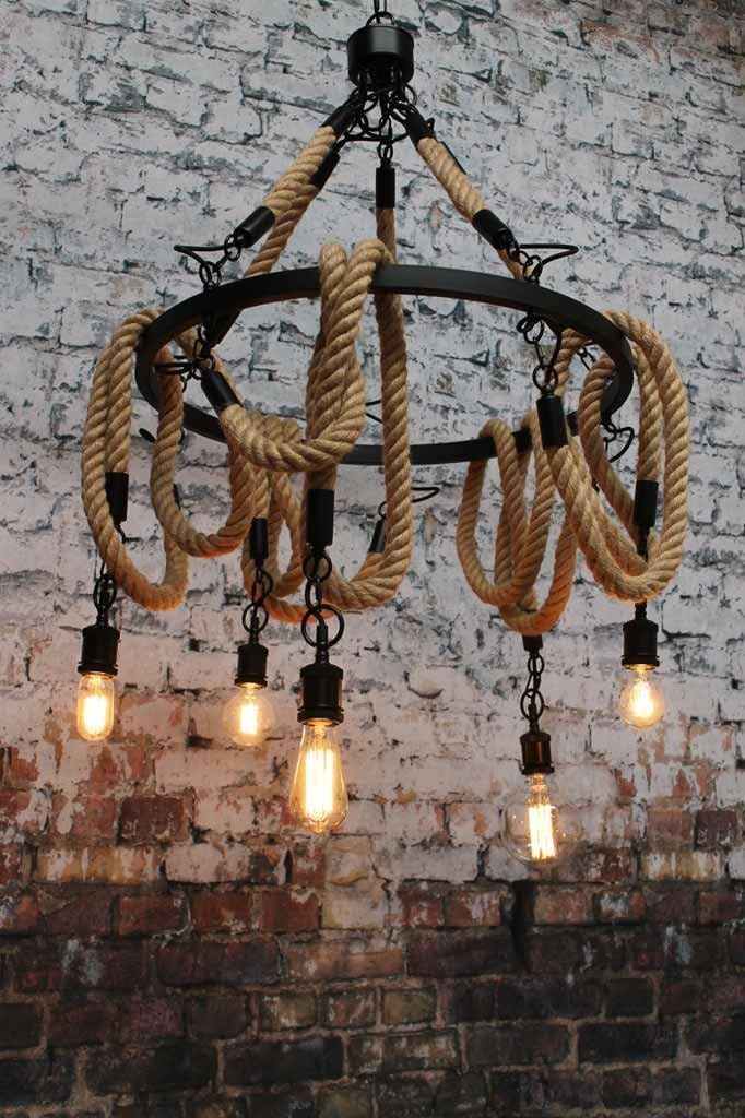 Ceiling lights online with rope