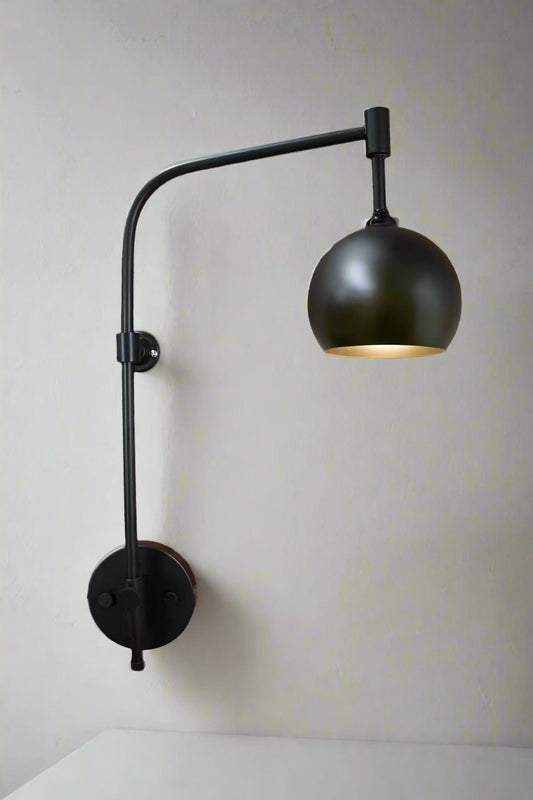 Black wall light urban retro minimalist lighting