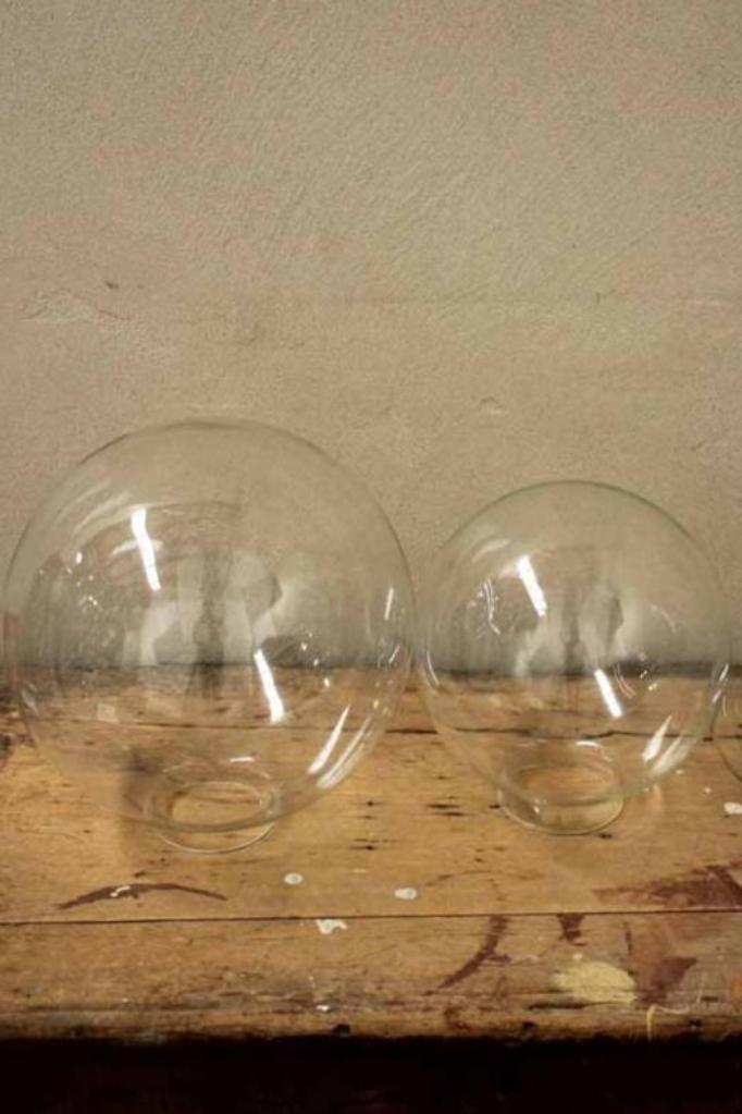 Clear Glass Ball Shades in three sizes