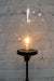 floor lamp with clear glass ball shade