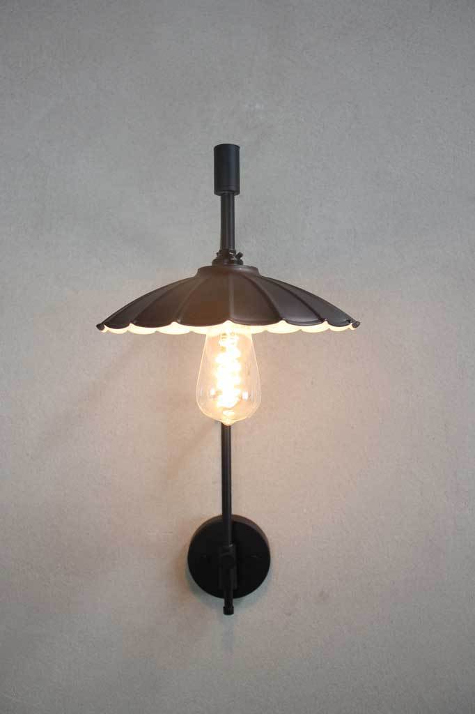 Umbrella wall light black modern rustic Melbourne buy lights