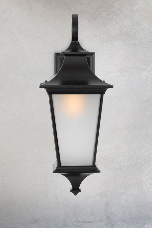 Front view of Victorian style wall lamp