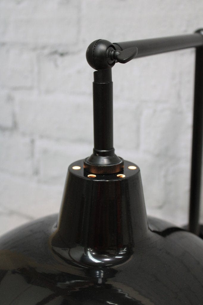 warehouse wall light close up on wingnut