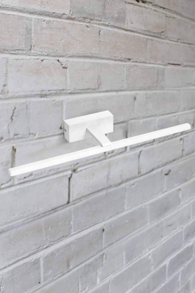 white linear outdoor light